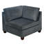 Gris modulaire 3 pièces: assise en tissu de chenille attrayant avec fabrication en bois - 3 pièces, gris: structure