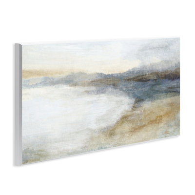 Plaque murale Coastal Warmth Abstraction, design par Hannah Dawson