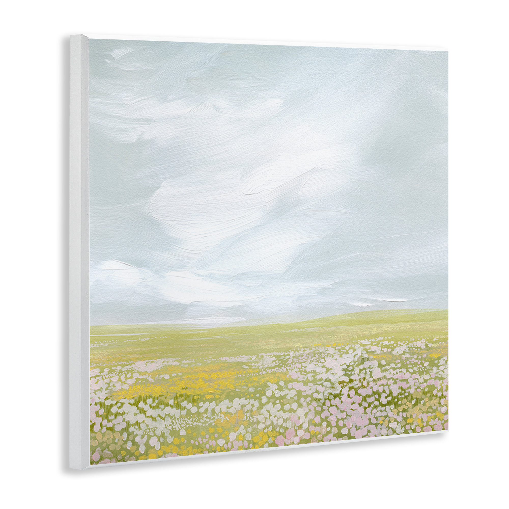 Ebern Designs Endless Spring Meadow Wall Plaque Art by Grace Popp | Wayfair
