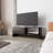 Rock Point Entertainment Center with a Door and Open Storage,  Stained Walnut and White-154251453
