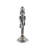 12'' H Pewter Tabletop Candlestick