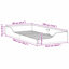 Floor Bed Frame Solid Pine Wood-874312383-874312352