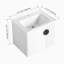 Meuble-lavabo 24 po avec lavabo, pour petite salle de bain, meuble-lavabo avec porte à fermeture en douceur-180085939