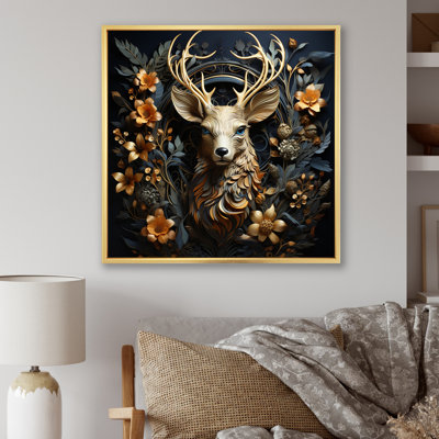 Deer Wonderers III - Deer Canvas Prints