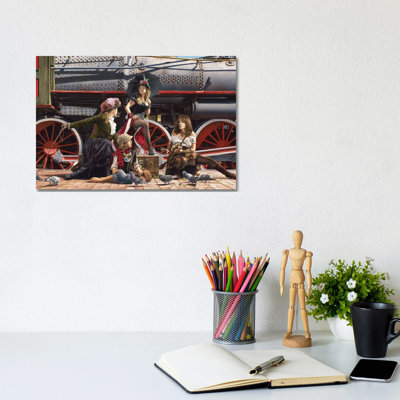 Last Train For The Coast by Paul Kelley - Gallery-Wrapped Canvas Giclée on Canvas