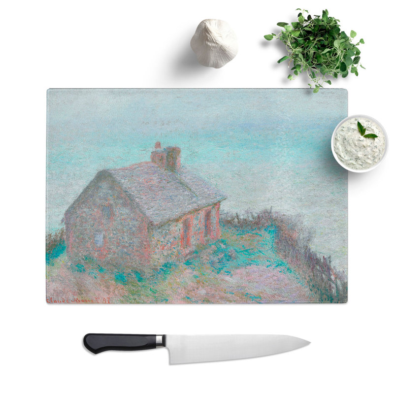 House at Varengeville by Claude Monet Chopping Board, 0.4cm H x 20cm W x 28.5cm L