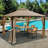 12 Ft. W x 10 Ft. D Steel Patio Gazebo-50495526