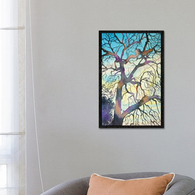 Oak At Red Rock by Luisa Millicent - Floater Frame Gallery-Wrapped Canvas Giclée on Canvas