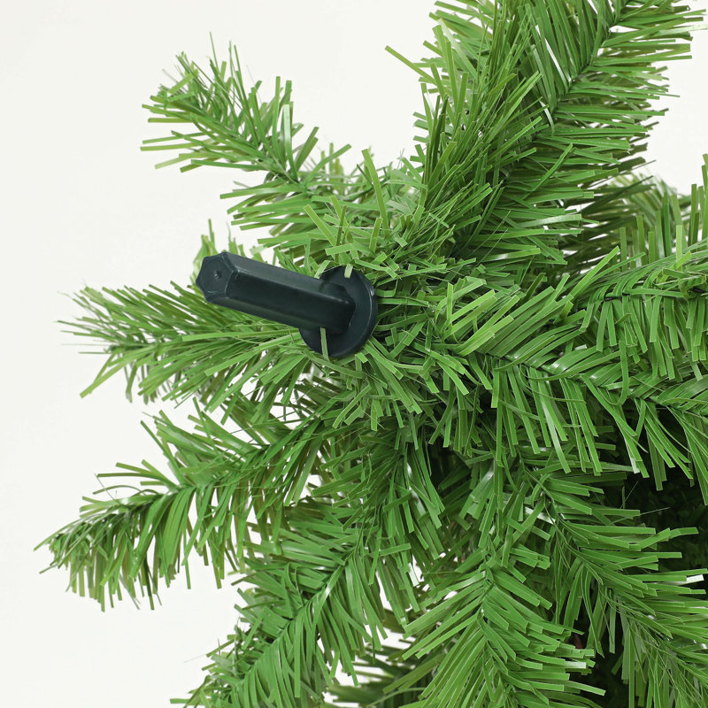 Arbre de Noël crayon, arbre de Noël artificiel pliable avec 400 branches