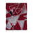 Brown White Triangles On Red Background selected