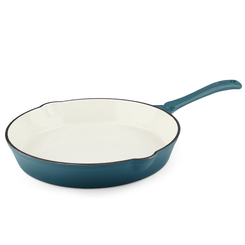 7 - Piece Cast Iron Cookware Set, Blue