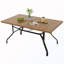 Table de patio pour l'extérieur avec trou pour parasol