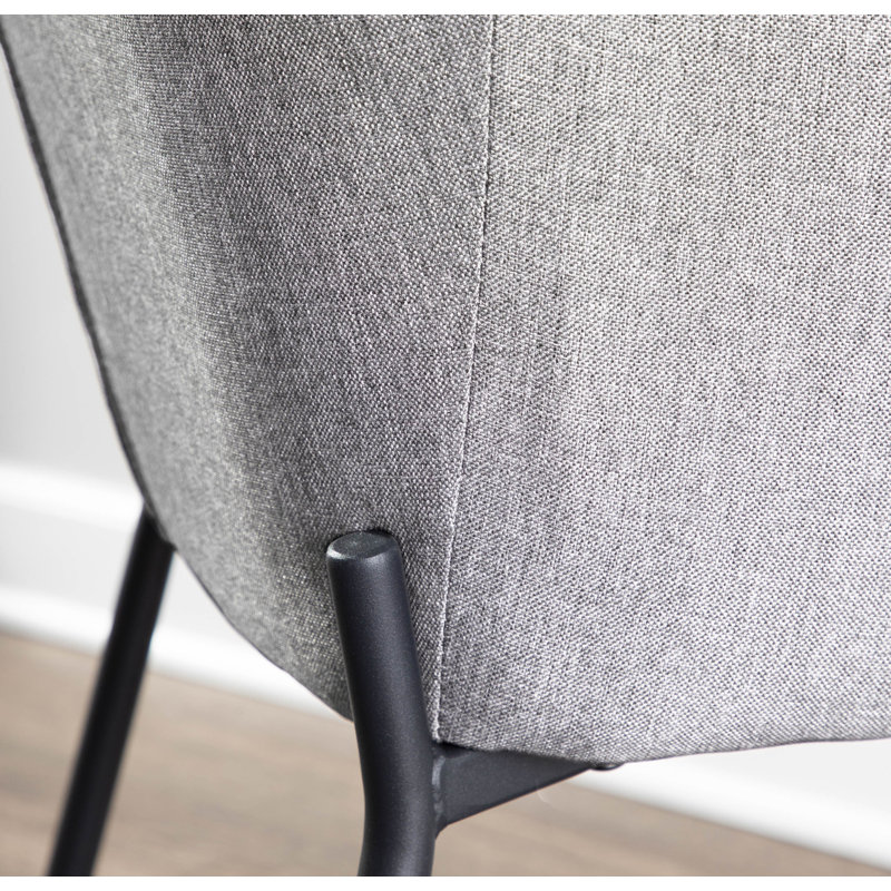 Inarah 18.5'' H Upholstered Armchair, Gray