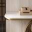 Console à pied ovale en anneau élégant-270308225