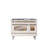 ILVE Nostalgie II Series 48 inch Dual Fuel Range with 8 Sealed Burners, Griddle (Glass Door)-98196506-98196504