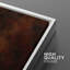 "Deep rustic bourgogne foncé abstrait", reproduction d'art sur toile encadrée-120783397-120783391