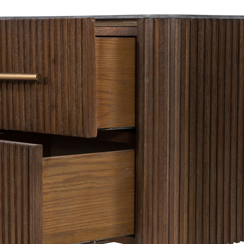 Fletcher 2 - Drawer Nightstand, Terra Brown