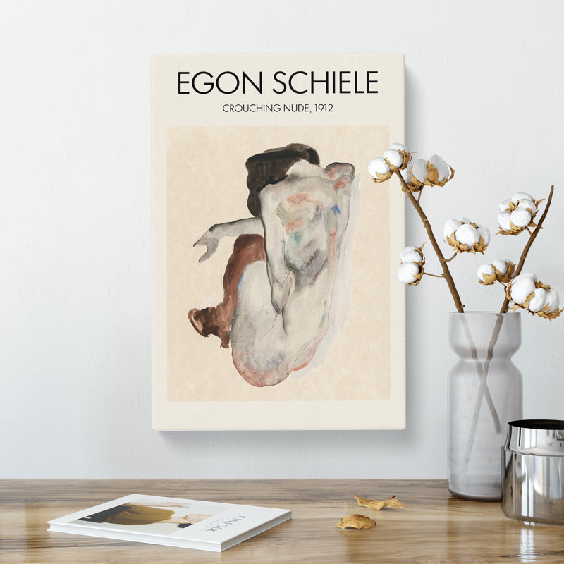 Portrait of a Woman Vol.8 by Egon Schiele - Wrapped Canvas, 50cm H x 35cm W x 3cm D