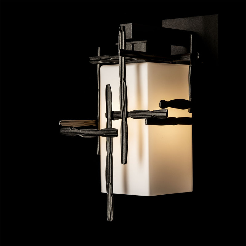 Tura Aluminum Outdoor Sconce, Coastal Oil Rubbed Bronze, 13.6" H x 8.7" W x 10.2" D