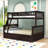 Twin Over Full Bunk Bed With Two Drawers-594725490
