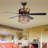 52'' 52 Blade Ceiling Fan with Pull Chain/Remote Control and Light Kit Included-42012185-107141699
