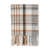 Tissu écossais gris / beige chaud est en rupture de stock