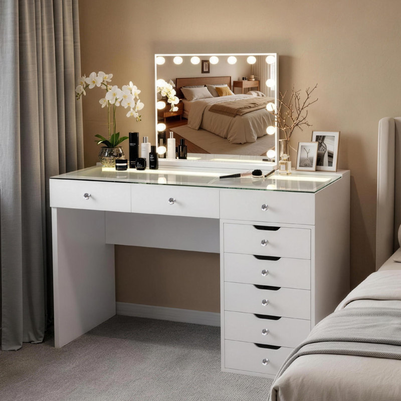 Dressing Table with Mirror