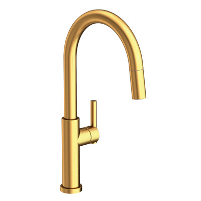 East Linear Pull Down Single Handle Kitchen Faucet