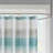 Stripe Print Shower Curtain Aqua/Grey 72x72" -1803561462