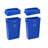 Plastic Open Recycling Bin - 23 Gallons