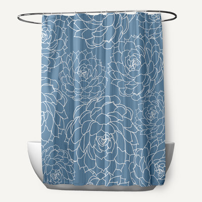 Miki Floral Shower Curtain
