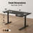 59" L Shaped Standing Desk for Home Office,Electric Height Adjustable Desk With Memory Controller,Easy to Assemble-1122300739-1122300744