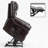 Vintage Power Leather Upholstered Recliner Chair with Lift Base and Massage Heating Function-2119091895
