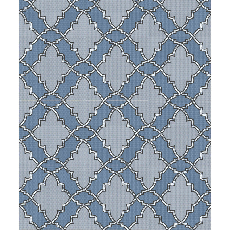 Semi Sheer Curtain Pair, 177.8cm W x 213.4cm L, Blue