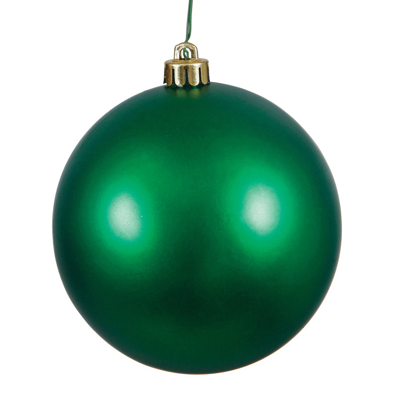 Ornement boule à boule percée uv sequin, Émeraude