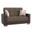 Causeuse convertible rembourrée avec rangement, polyester pu-760010425