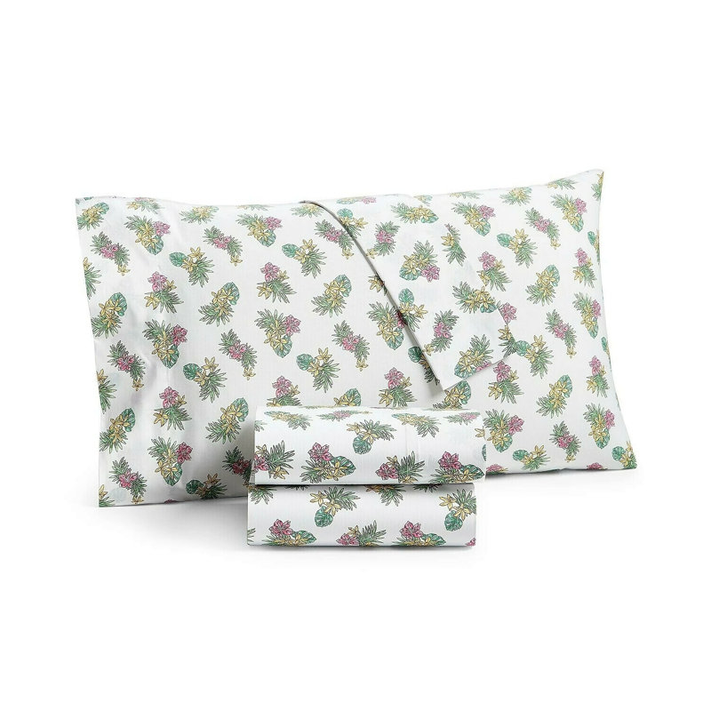 Ensemble de draps à motif floral