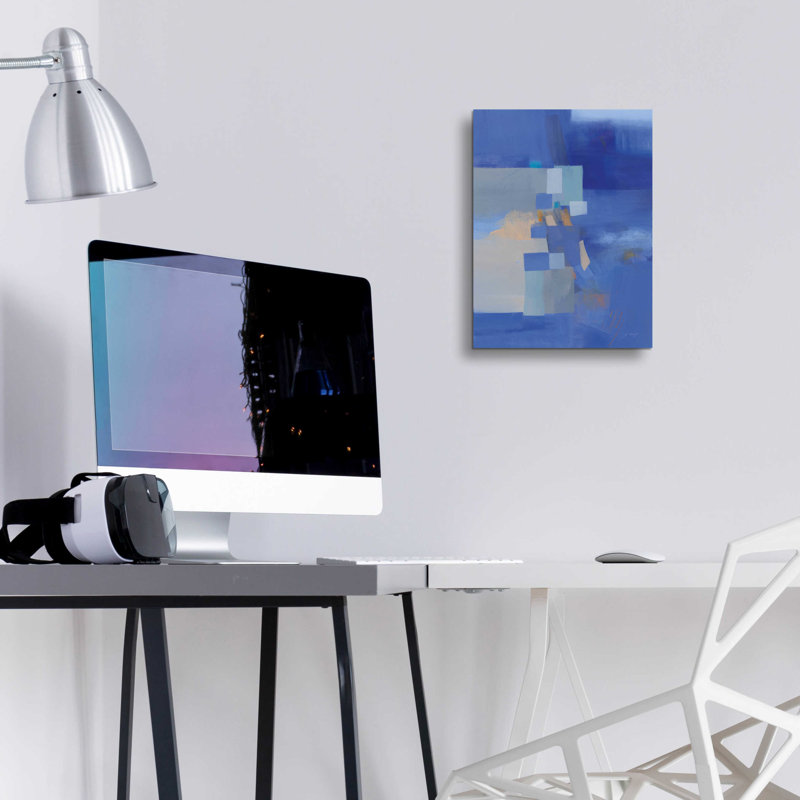 " Blue Dawn " by Jo Maye, 16" H x 12" W x 0.13" D