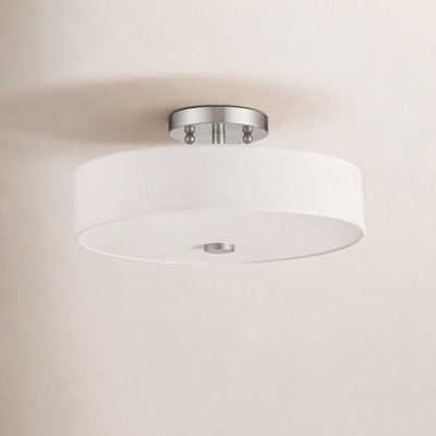 Flaire 3-Light Semi Flush Mount