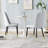 Anareli Tufted Upholstered Faux Leather Side Chair Dining chair-818729254