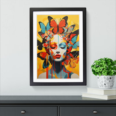 Butterfly Constructivism - Framed Print