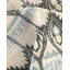 Tapis unique fait à la main Ikat - ivoire, 9 pi 1 po x 12 pi 4 po