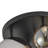 Bertina 5-Light Modern Globe Glass Shade Dimmable Semi Flush Mount Light