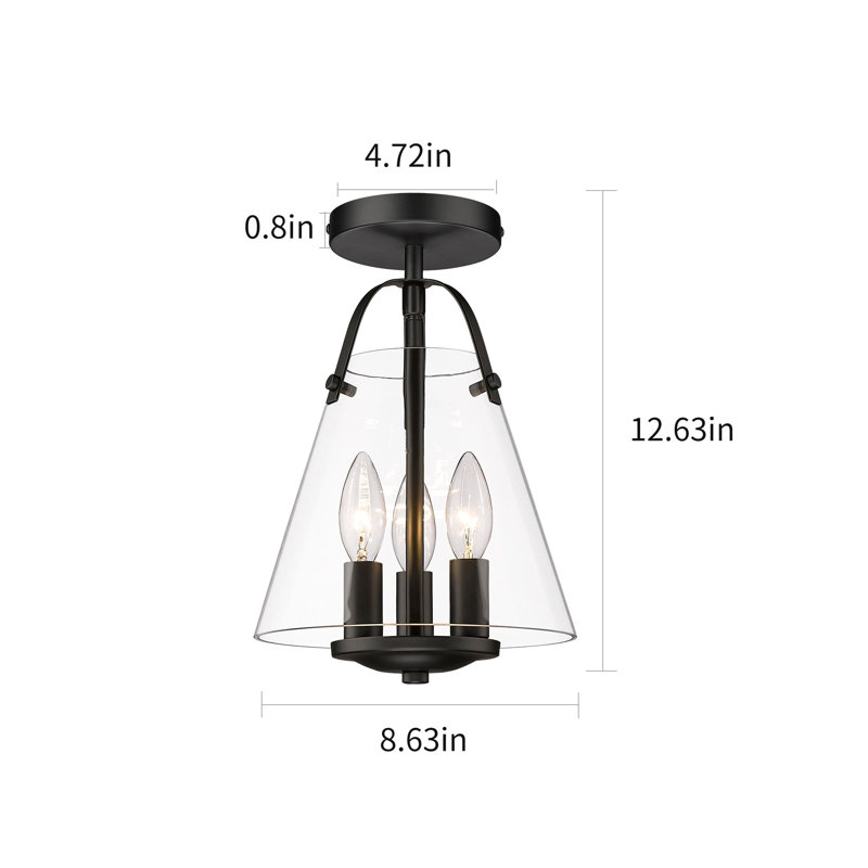 LED Semi Flush Mount