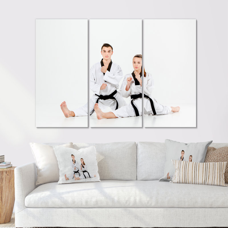 Karate Tweens Martial Arts - Martial Arts, art mural sur toile, H 28 po x l 36 po