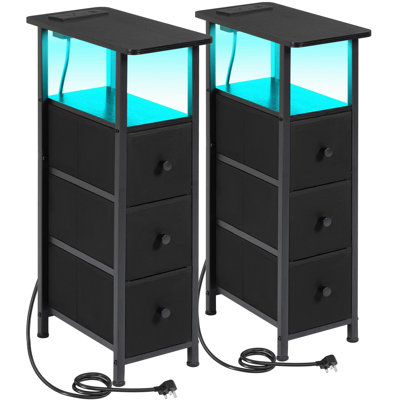 20 cm W Bedside Table