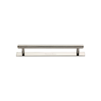 Heritage Brass Heritage Cabinet Pull Knurled Design with Plate