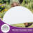 122 cm Round Folding Garden Table with Carry Handle,Portable Camping Table with Metal Frame-1994777022