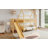 DiMaggio House-Shaped Bunk Bed With Slide, Playhouse Design, Solid Wood Frame, Customizable Layout-125179198-125179196