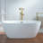 Eden 1 Handle Floor Freestanding Tub Filler with Diverter-86442143